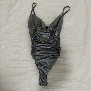 Forever 21 scrunch metallic